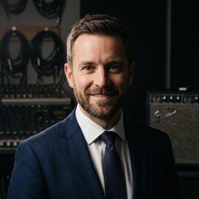 Dein Spotify-Künstlerporträt als Rock-Artist — Energie, die man sieht — KI-generiertes Beispiel 39