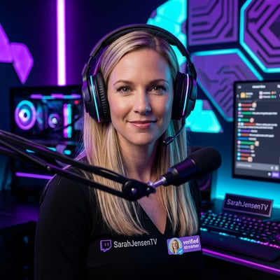 Dein Twitch-Avatar als FPS-Gamer — taktisch und sofort erkennbar — KI-generiertes Beispiel 33