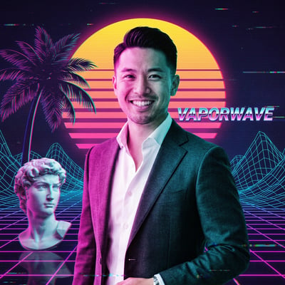 Vaporwave-Profilbild für Instagram – dein Feed im Pastel-Traum — KI-generiertes Beispiel 40