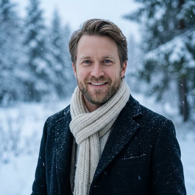 Dein Portrait aus dem Winterwald — KI-generiertes Beispiel 47